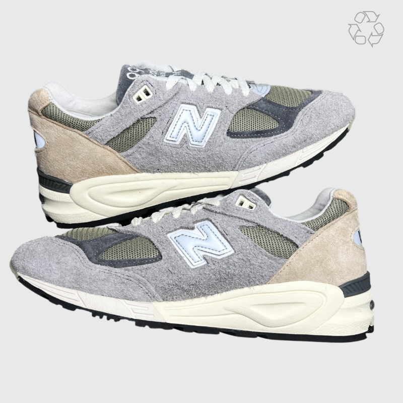 Teddy Santis x New Balance 990V2 Made In USA 'Marblehead' Size 8.5 Pre-Owned
