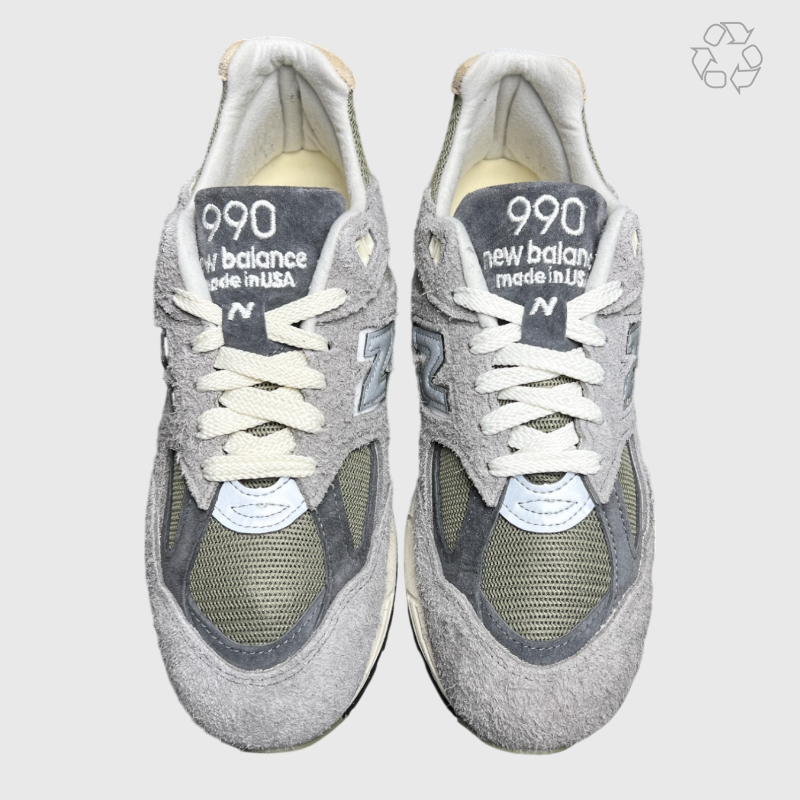 Teddy Santis x New Balance 990V2 Made In USA 'Marblehead' Size 8.5 Pre-Owned