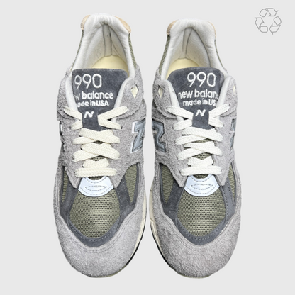 Teddy Santis x New Balance 990V2 Made In USA 'Marblehead' Size 8.5 Pre-Owned
