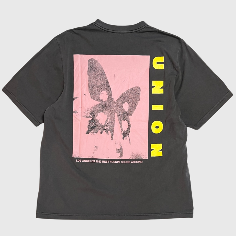 UNION Los Angeles Best Fuckin Sound Around 'Gray' Tee SS23 Brand New