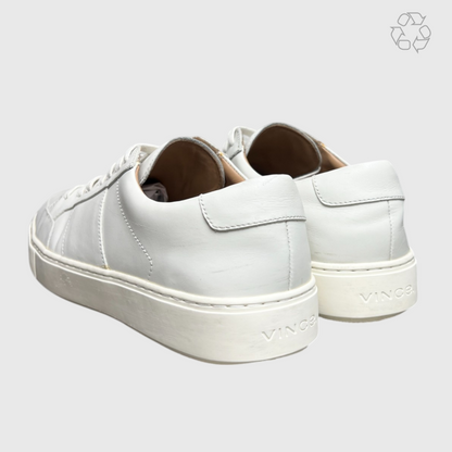 Vince 'Off White' Classic Leather Sneaker Size 11 Pre-Owned