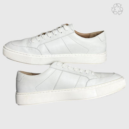 Vince 'Off White' Classic Leather Sneaker Size 11 Pre-Owned