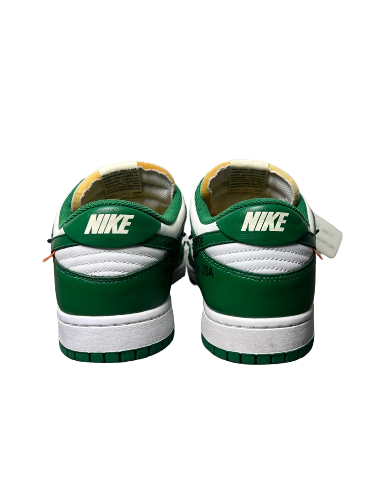 Off-White x Nike Dunk Low 'Pine Green' Size 10.5 Pre-Owned