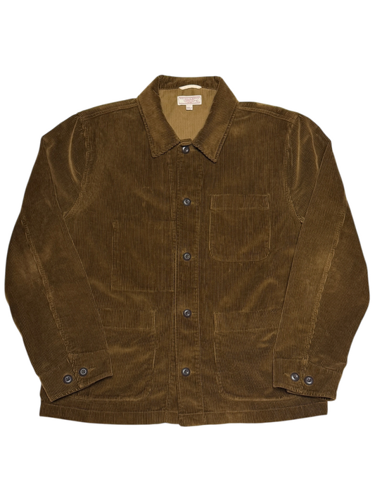 Wallace & Barnes Corduroy Chore Jacket 'Brown' Size XL Pre-Owned