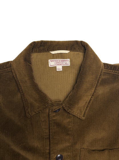 Wallace & Barnes Corduroy Chore Jacket 'Brown' Size XL Pre-Owned