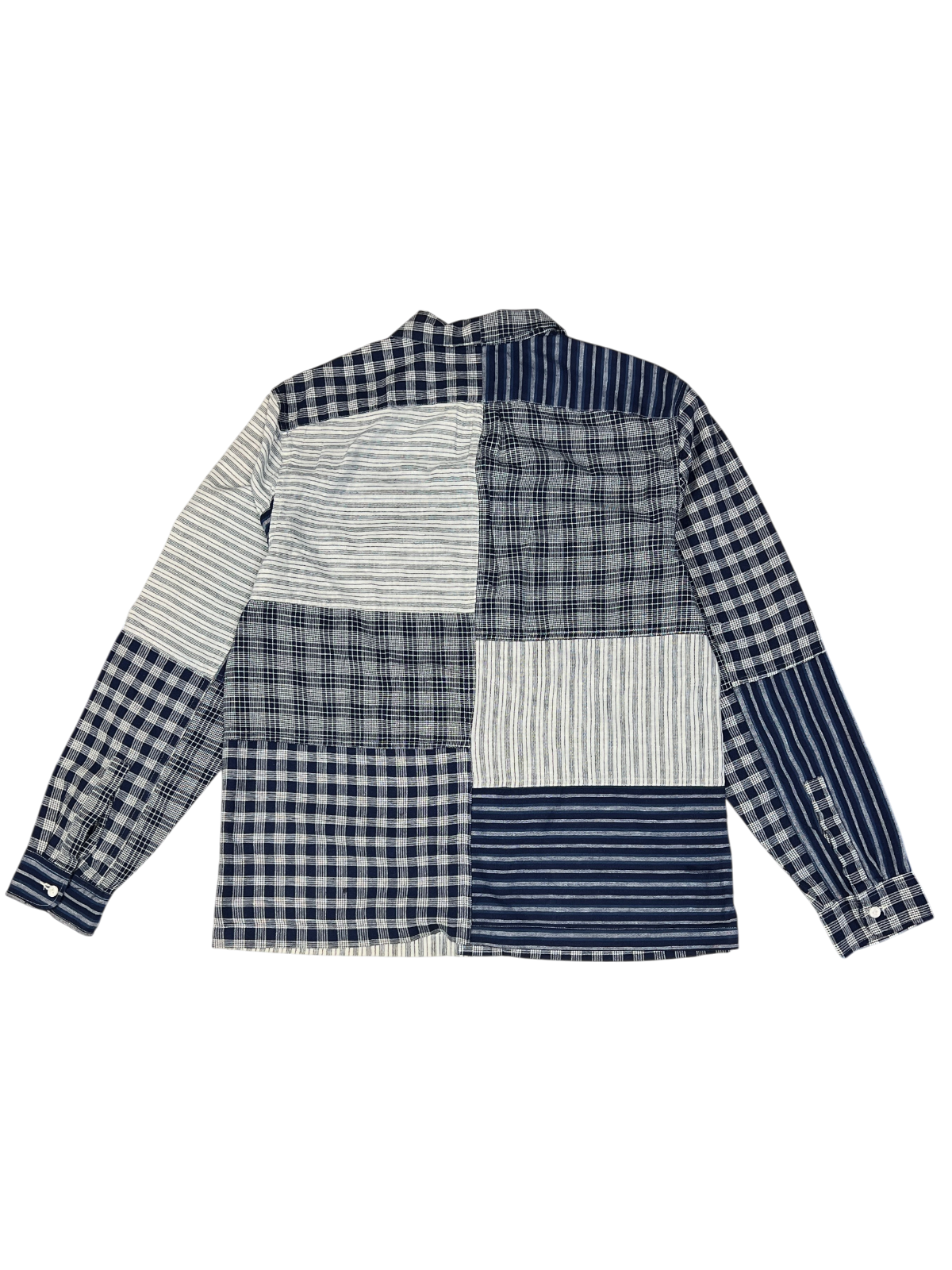 Wallace & Barnes Camp Collar Shirt 'Indigo' Size L Brand New