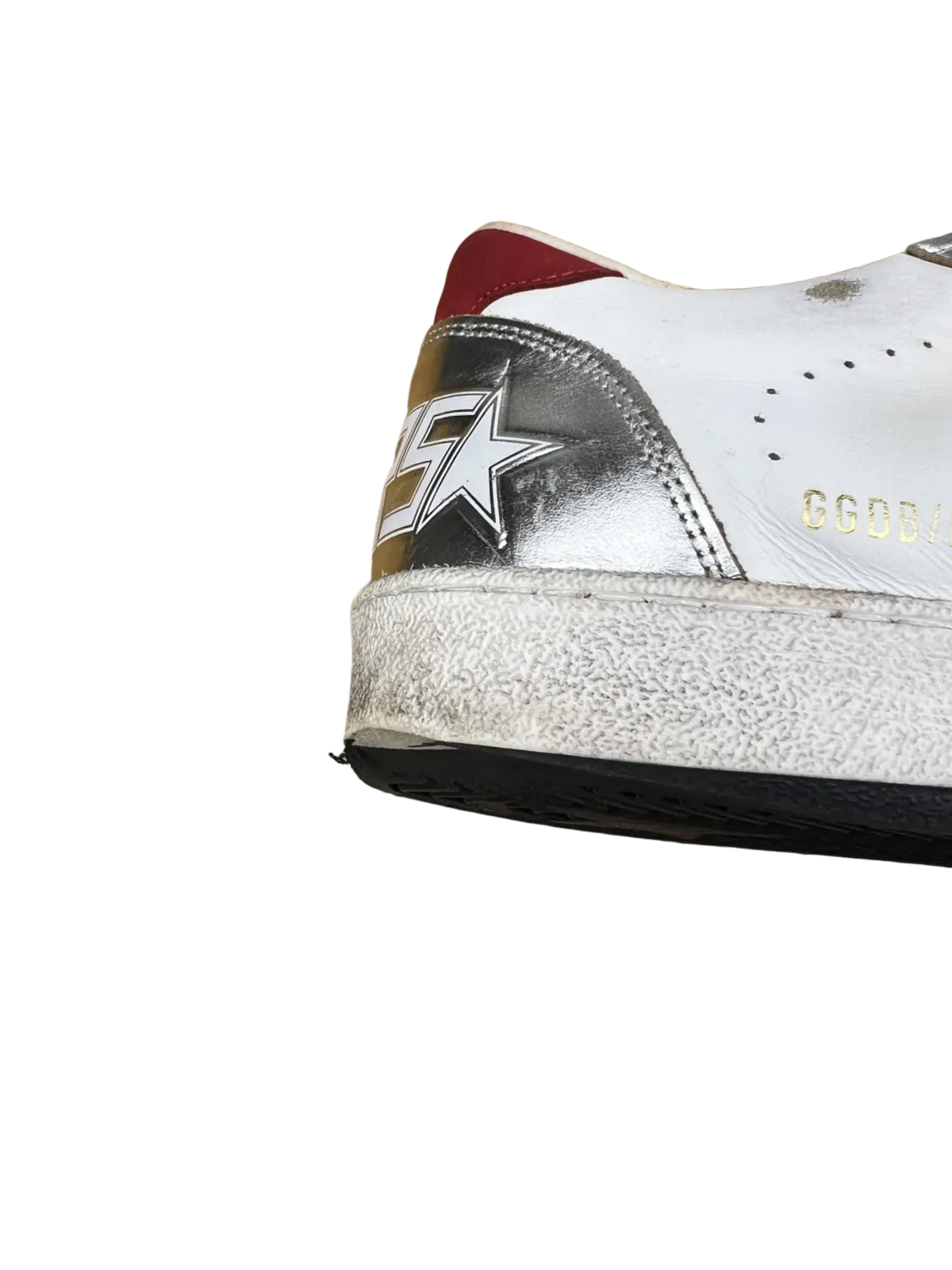 Golden Goose Ball Star 'White/Silver/Red' Size 43 Pre-Owned