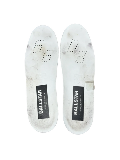 Golden Goose Ball Star 'White/Silver/Red' Size 43 Pre-Owned