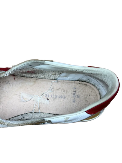 Golden Goose Ball Star 'White/Silver/Red' Size 43 Pre-Owned