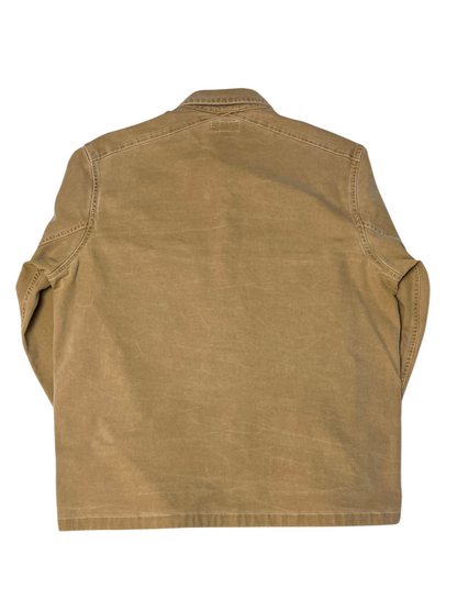 Wallace & Barnes Shirt-jacket 'Duck Canvas-Beige' AI879 Size L Pre-Owned