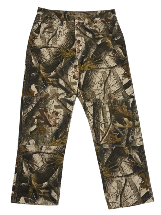 Wrangler Slim Straight Double Knee Jeans 'Realtree Camo' Size 34 Pre-Owned