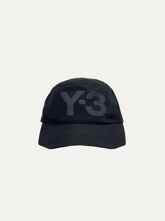 Vintage Y-3 x Adidas Short Brim Logo Running Cap 'Black' One Size Pre-Owned