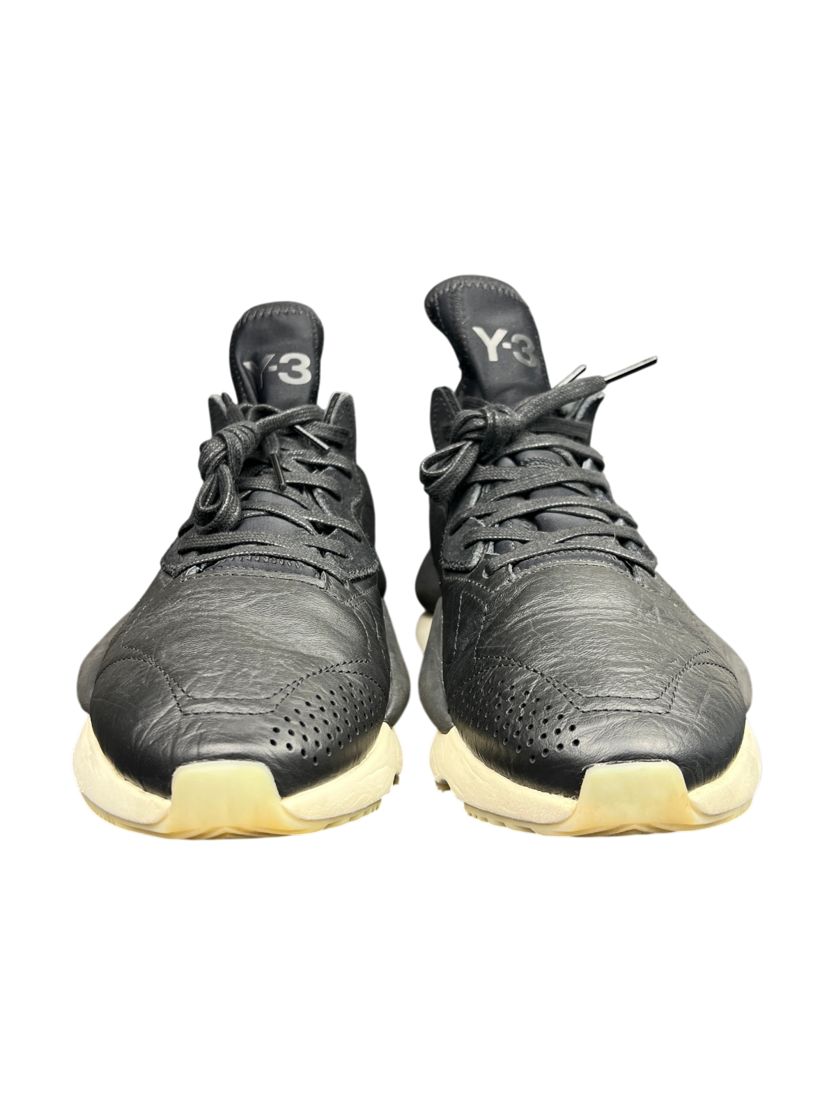 Y-3 Adidas Kaiwa 'Black Cream White' Size 10 Pre-Owned