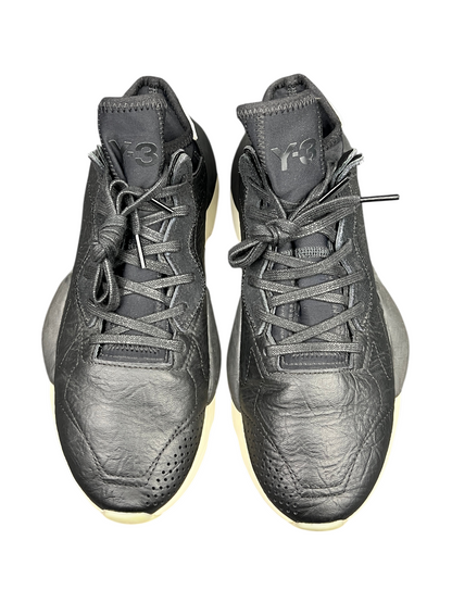 Y-3 Adidas Kaiwa 'Black Cream White' Size 10 Pre-Owned
