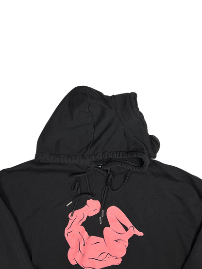 Y/Project Kamasutra Double-Neckline Unisex Hoodie 'Black' FW21 Size S Pre-Owned
