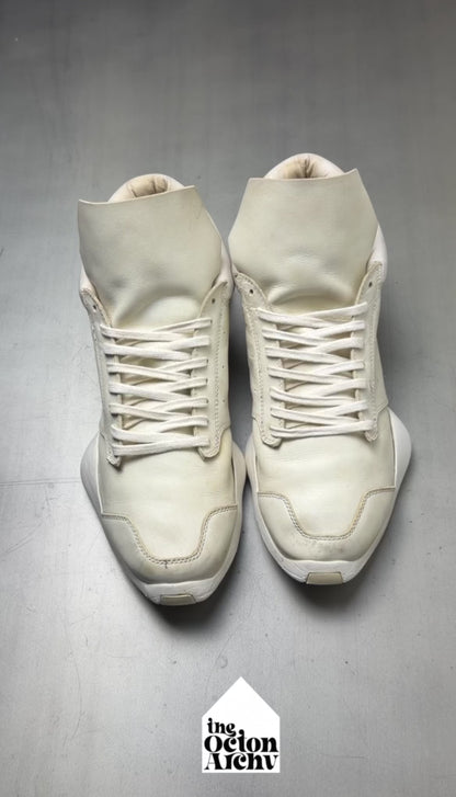 Vintage Rick Owens x Adidas RO Runner 'RO Milk' SS16 Size 9 Pre-Owned
