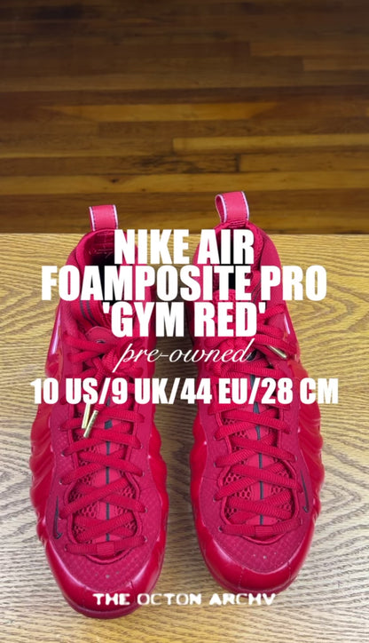 Nike Air Foamposite Pro 2015 'Red October' Size 10 Pre-Owned