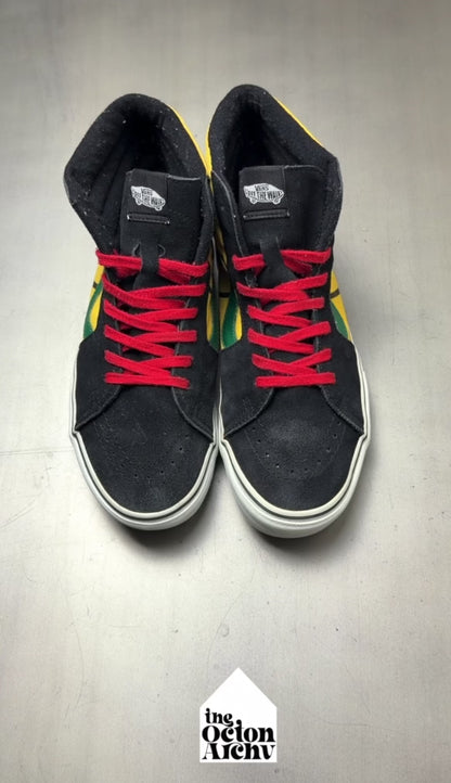 Vintage Supreme x Vans SK8-Hi SL 'Public Enemy-Black/Yellow' Size 10.5 Pre-Owned