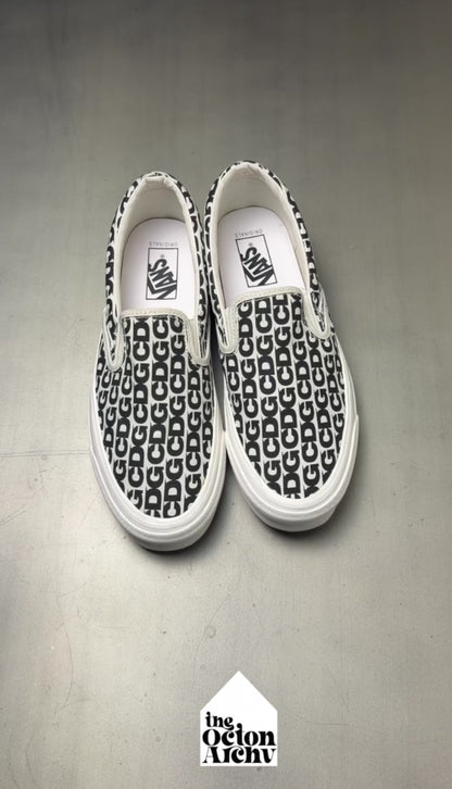 Comme des Garçons x Vans Vault Slip-On LX 'CDG Print' Size 9  Pre-Owned