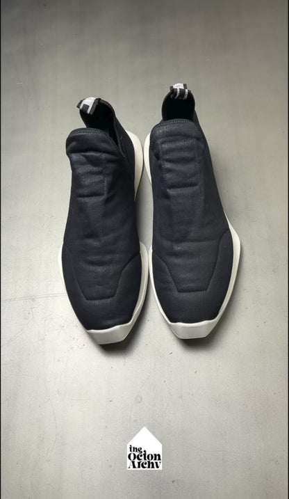 Rick Owens DRKSHDW New Runner 'Black/Milk' Size 42 Pre-Owned