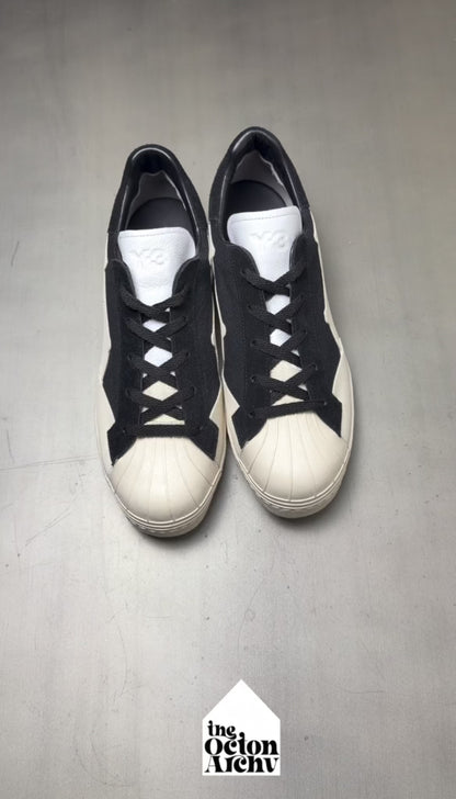 Vintage Y-3 Adidas Super Takusan 'Black White' Size 11.5 Pre-Owned