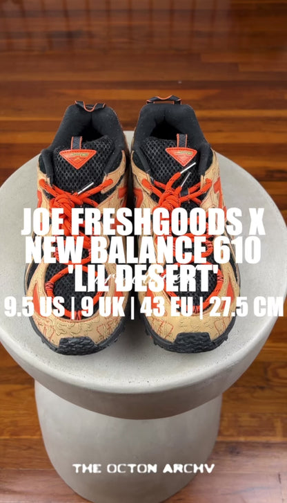 Joe Freshgoods x New Balance 610 'Lil' Desert' Size 9.5 Pre-Owned