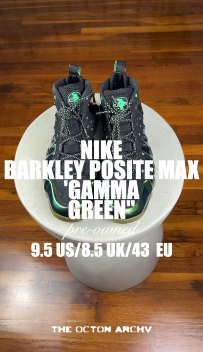Nike Barkley Posite Max 'Gamma Green' Size 9.5 Pre-Owned