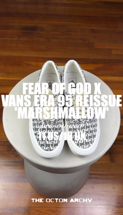 Fear of God x Vans Era 95 Reissue 'Marshmallow' Size 11 Pre-Owned
