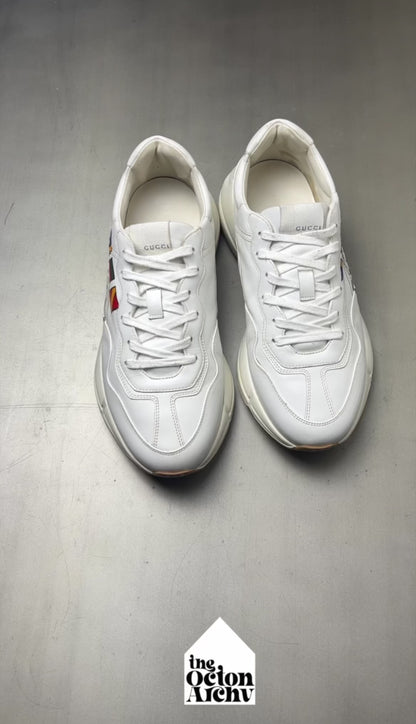 Gucci Rhyton 'Worldwide - White' Size 9 Pre-Owned