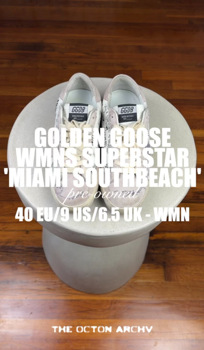 Golden Goose Wmns Superstar 'Miami South Beach' Size 40 Pre-Owned
