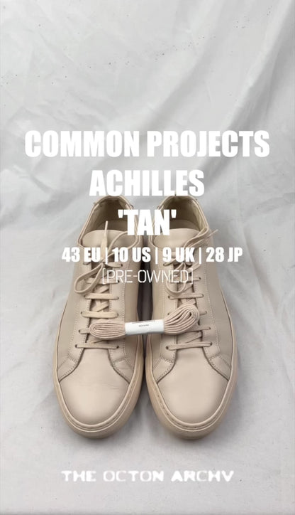 Common Projects Achilles Low 'Tan' Size 43 Pre-Owned