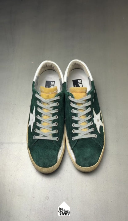 Golden Goose Superstar 'Pine Green Suede/White' Size 43 Pre-Owned