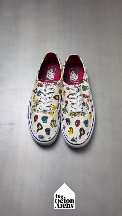 Vans Authentic x Marvel 'Marvel Heads' 2018 Size 10 Pre-Owned