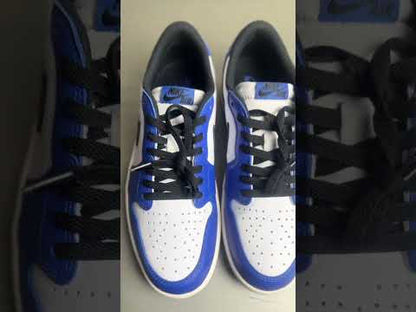 Air Jordan 1 Retro Low OG 'Game Royal' Size 10.5 Pre-Owned